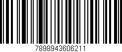 Código de barras (EAN, GTIN, SKU, ISBN): '7898943606211'