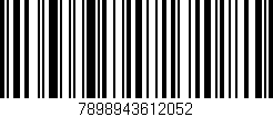 Código de barras (EAN, GTIN, SKU, ISBN): '7898943612052'