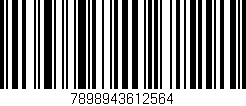 Código de barras (EAN, GTIN, SKU, ISBN): '7898943612564'