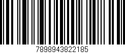 Código de barras (EAN, GTIN, SKU, ISBN): '7898943822185'