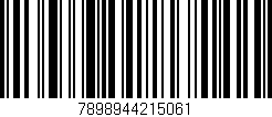 Código de barras (EAN, GTIN, SKU, ISBN): '7898944215061'