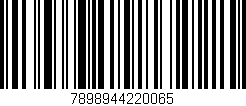 Código de barras (EAN, GTIN, SKU, ISBN): '7898944220065'