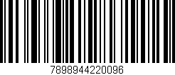 Código de barras (EAN, GTIN, SKU, ISBN): '7898944220096'