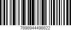 Código de barras (EAN, GTIN, SKU, ISBN): '7898944498822'
