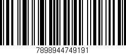 Código de barras (EAN, GTIN, SKU, ISBN): '7898944749191'
