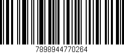 Código de barras (EAN, GTIN, SKU, ISBN): '7898944770264'