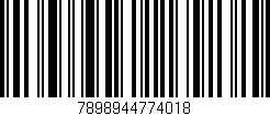Código de barras (EAN, GTIN, SKU, ISBN): '7898944774018'