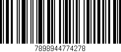 Código de barras (EAN, GTIN, SKU, ISBN): '7898944774278'