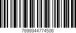 Código de barras (EAN, GTIN, SKU, ISBN): '7898944774506'
