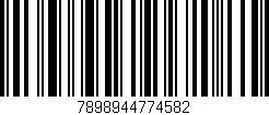 Código de barras (EAN, GTIN, SKU, ISBN): '7898944774582'