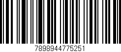 Código de barras (EAN, GTIN, SKU, ISBN): '7898944775251'