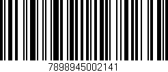 Código de barras (EAN, GTIN, SKU, ISBN): '7898945002141'