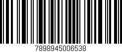 Código de barras (EAN, GTIN, SKU, ISBN): '7898945006538'