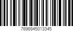 Código de barras (EAN, GTIN, SKU, ISBN): '7898945013345'