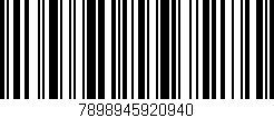 Código de barras (EAN, GTIN, SKU, ISBN): '7898945920940'