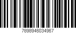 Código de barras (EAN, GTIN, SKU, ISBN): '7898946034967'