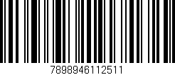 Código de barras (EAN, GTIN, SKU, ISBN): '7898946112511'