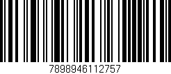 Código de barras (EAN, GTIN, SKU, ISBN): '7898946112757'