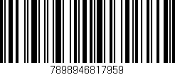 Código de barras (EAN, GTIN, SKU, ISBN): '7898946817959'