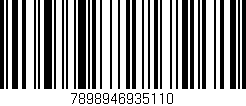 Código de barras (EAN, GTIN, SKU, ISBN): '7898946935110'