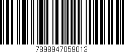 Código de barras (EAN, GTIN, SKU, ISBN): '7898947059013'