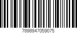 Código de barras (EAN, GTIN, SKU, ISBN): '7898947059075'