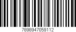 Código de barras (EAN, GTIN, SKU, ISBN): '7898947059112'