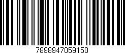 Código de barras (EAN, GTIN, SKU, ISBN): '7898947059150'