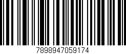 Código de barras (EAN, GTIN, SKU, ISBN): '7898947059174'