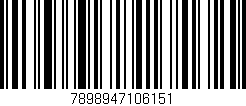 Código de barras (EAN, GTIN, SKU, ISBN): '7898947106151'