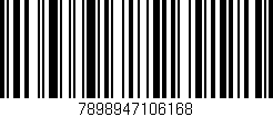 Código de barras (EAN, GTIN, SKU, ISBN): '7898947106168'