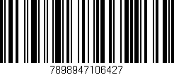 Código de barras (EAN, GTIN, SKU, ISBN): '7898947106427'