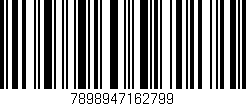 Código de barras (EAN, GTIN, SKU, ISBN): '7898947162799'