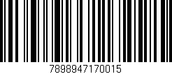 Código de barras (EAN, GTIN, SKU, ISBN): '7898947170015'