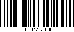 Código de barras (EAN, GTIN, SKU, ISBN): '7898947170039'