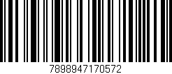 Código de barras (EAN, GTIN, SKU, ISBN): '7898947170572'