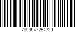 Código de barras (EAN, GTIN, SKU, ISBN): '7898947254739'