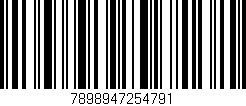 Código de barras (EAN, GTIN, SKU, ISBN): '7898947254791'