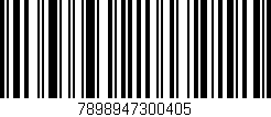 Código de barras (EAN, GTIN, SKU, ISBN): '7898947300405'