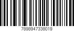 Código de barras (EAN, GTIN, SKU, ISBN): '7898947338019'