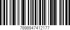 Código de barras (EAN, GTIN, SKU, ISBN): '7898947412177'