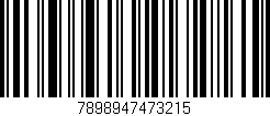 Código de barras (EAN, GTIN, SKU, ISBN): '7898947473215'