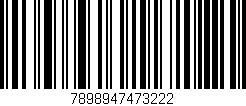 Código de barras (EAN, GTIN, SKU, ISBN): '7898947473222'