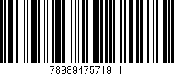 Código de barras (EAN, GTIN, SKU, ISBN): '7898947571911'