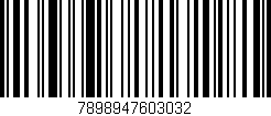Código de barras (EAN, GTIN, SKU, ISBN): '7898947603032'