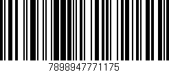 Código de barras (EAN, GTIN, SKU, ISBN): '7898947771175'