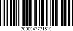 Código de barras (EAN, GTIN, SKU, ISBN): '7898947771519'