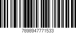 Código de barras (EAN, GTIN, SKU, ISBN): '7898947771533'