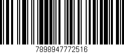 Código de barras (EAN, GTIN, SKU, ISBN): '7898947772516'