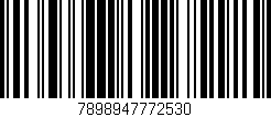 Código de barras (EAN, GTIN, SKU, ISBN): '7898947772530'